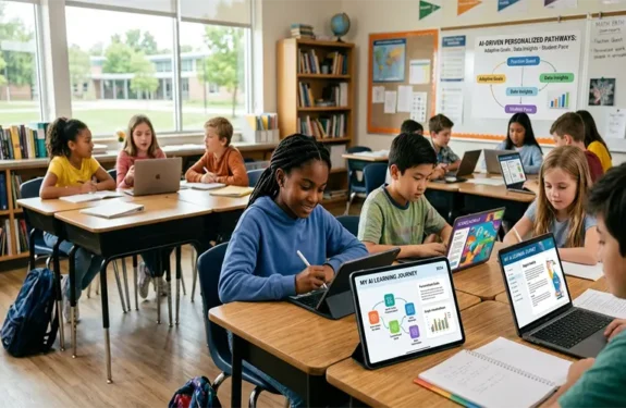 AI-Driven Personalized Learning Pathways for K-12 Students