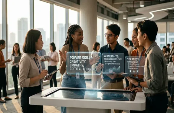 Developing Human-Centered Power Skills in the AI Era